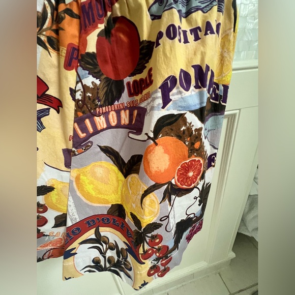 NWT new small Anthropologie Maeve layered bustier romper Italy lemon portofino - Picture 11 of 17